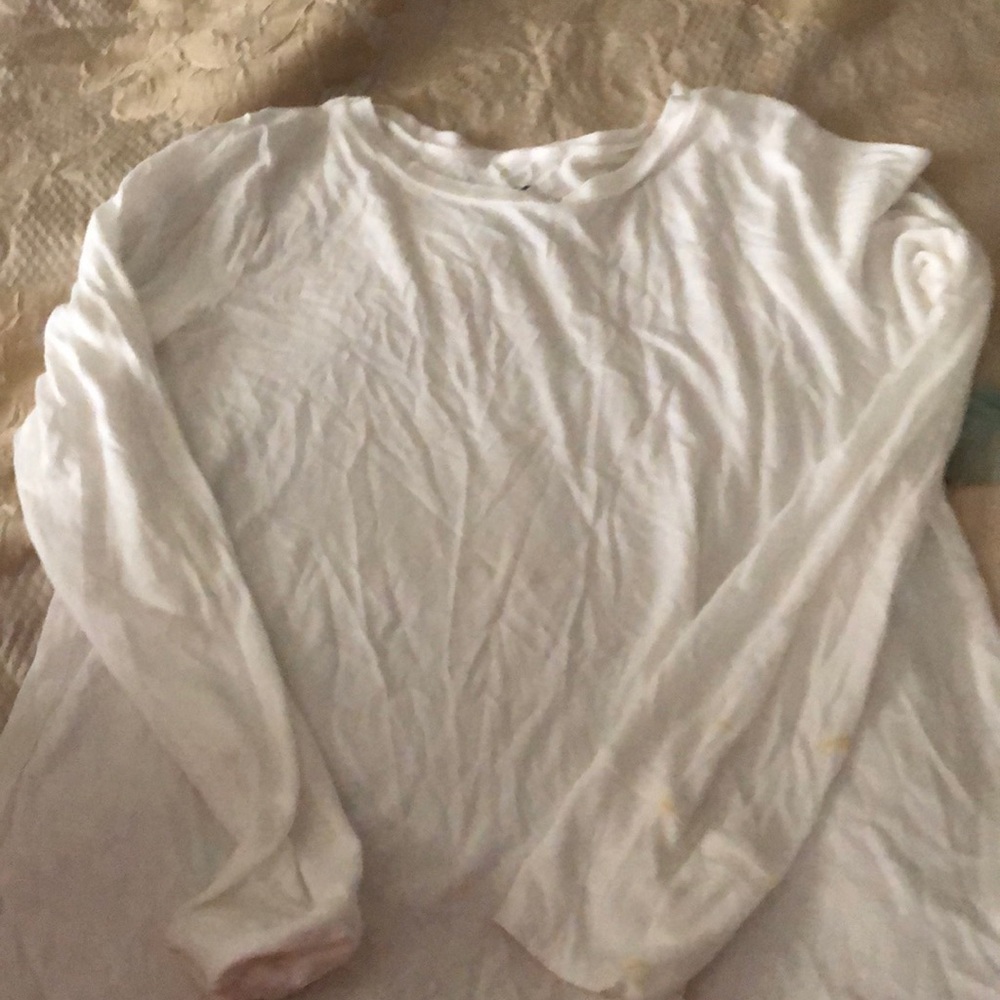 American eagle white longe sleeve